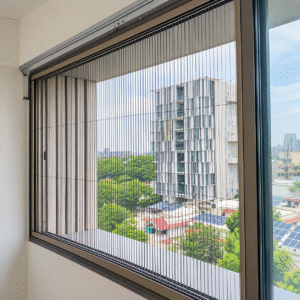 pleated mosquito net 